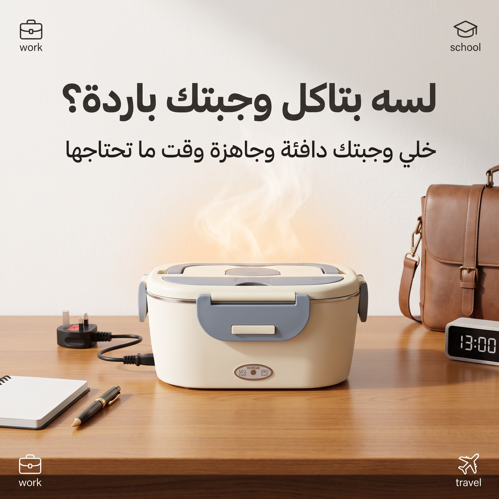 لانش بوكس كهربائي للتسخين - الصورة 9